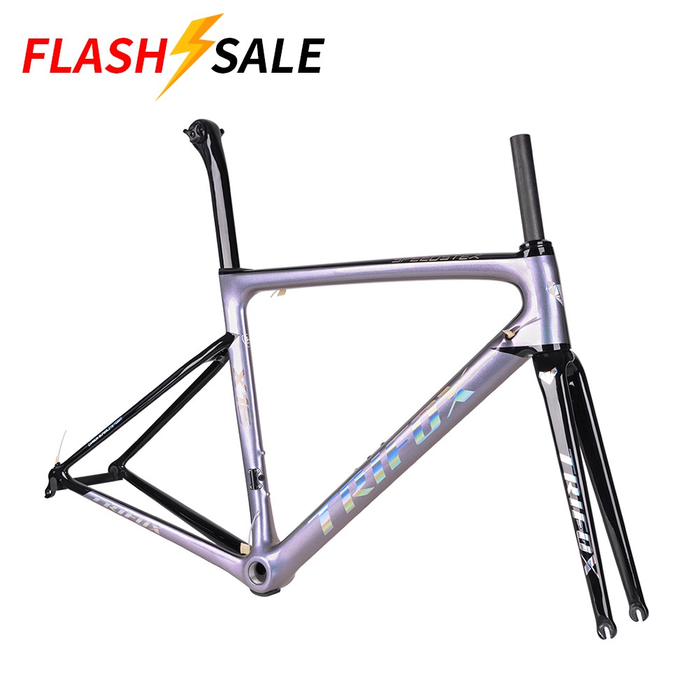 700C Road Bike Frame X16QR Ultralight Bicycle Carbon Frame TRIFOX