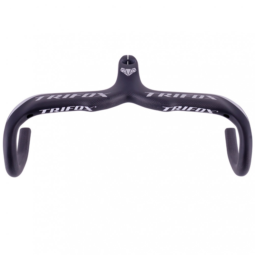 Carbon Drop Bar DHB500 - 28.6mm Carbon Integrated Drop Bar | TRIFOX Cycling