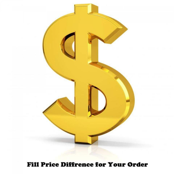 Fill price difference