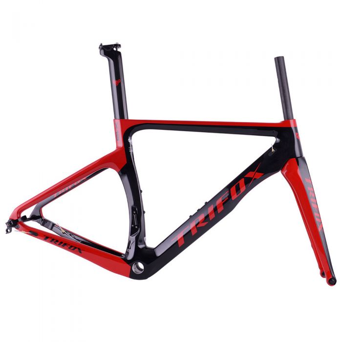 te binden Normaal Blozend 700C Carbon Road Bike Frame X10 - Lightweight Bicycle Disc Brake Compatible  | TRIFOXBIKE