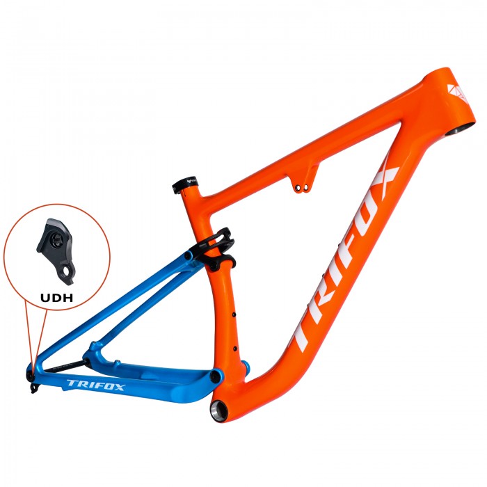 TRIFOX TRAIL II PRO: 29er LightCarbon Full Suspension XC MTB