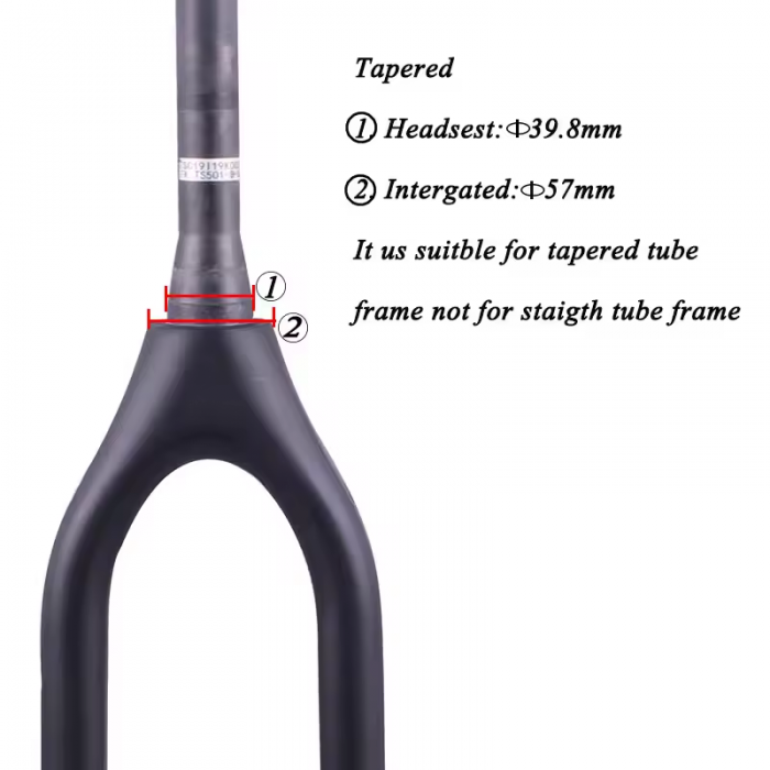 Carbon MTB Fork TMK200 - Boost Rigid & 29er Tapered Fork | TRIFOX