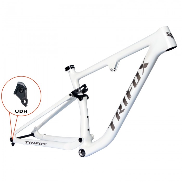 TRIFOX TRAIL II PRO: 29er LightCarbon Full Suspension XC MTB Frame