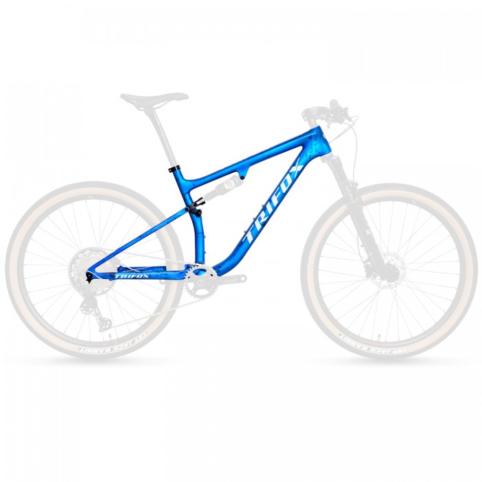 TRIFOX TRAIL II PRO: 29er LightCarbon Full Suspension XC MTB Frame