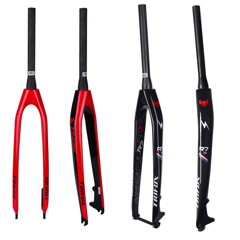 29er Rigid Carbon Fork QMK100 | TRIFOX cycling MTB Tapered Fork