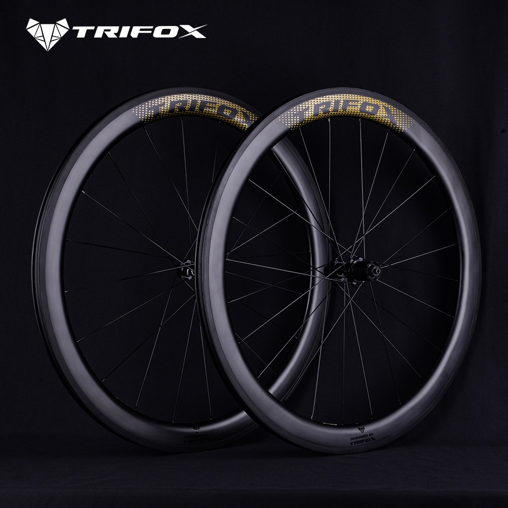 TRIFOX Cycling Road Bike V Brake Carbon Wheelset 700C WT17 Best Rim