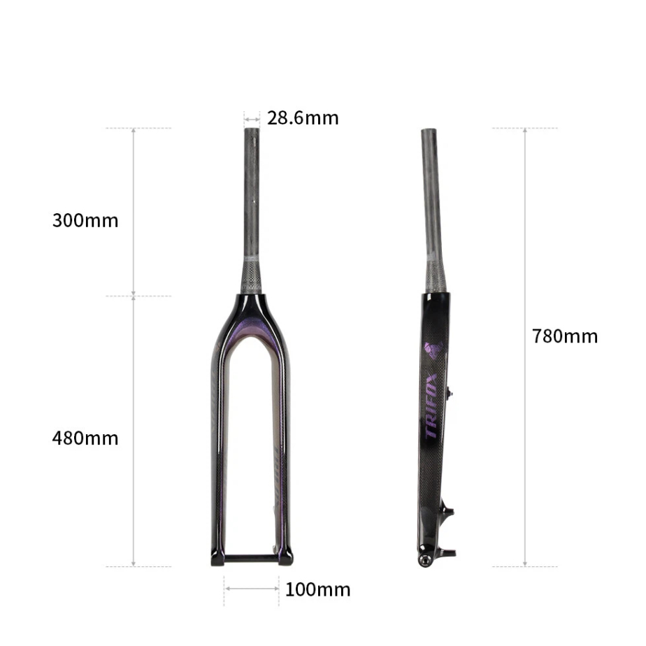 29er carbon MTB fork