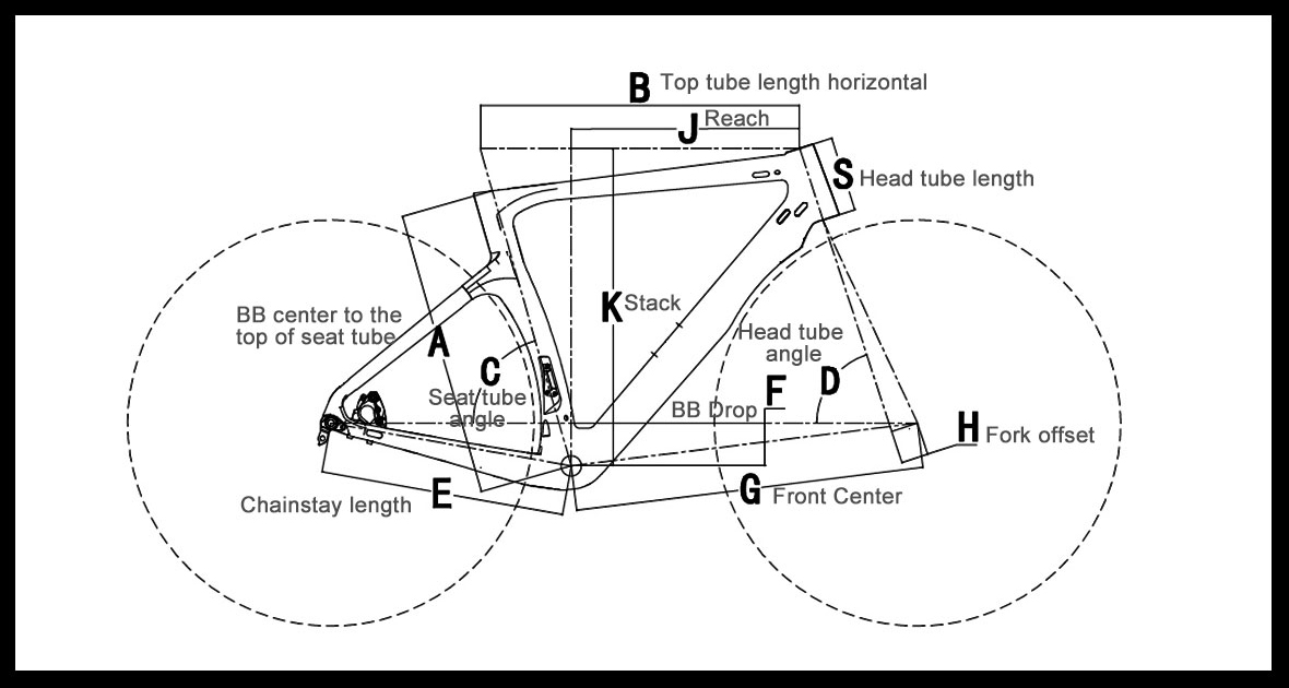 Carbon Fibre Road Bike Frameset X10 Parameter