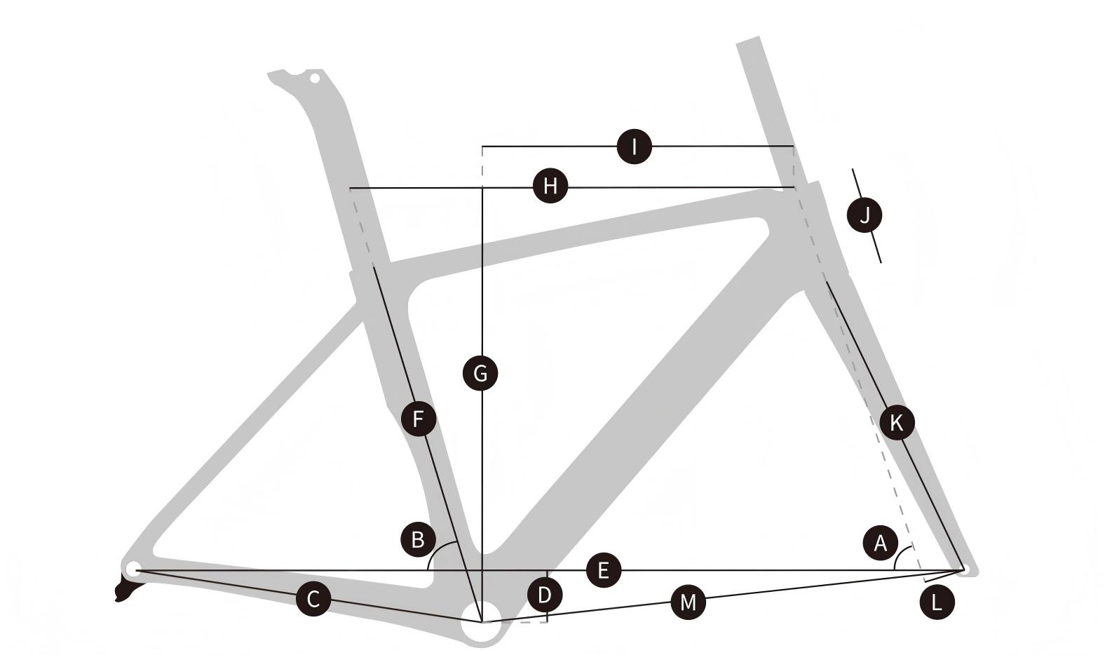 Full Internal Cable Routing Carbon Bike Frameset X11 Parameter