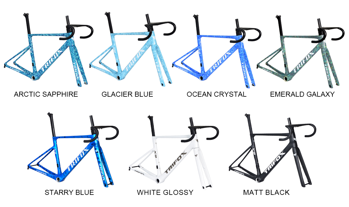 Trifox Carbon Bike Frameset X9 Paintings