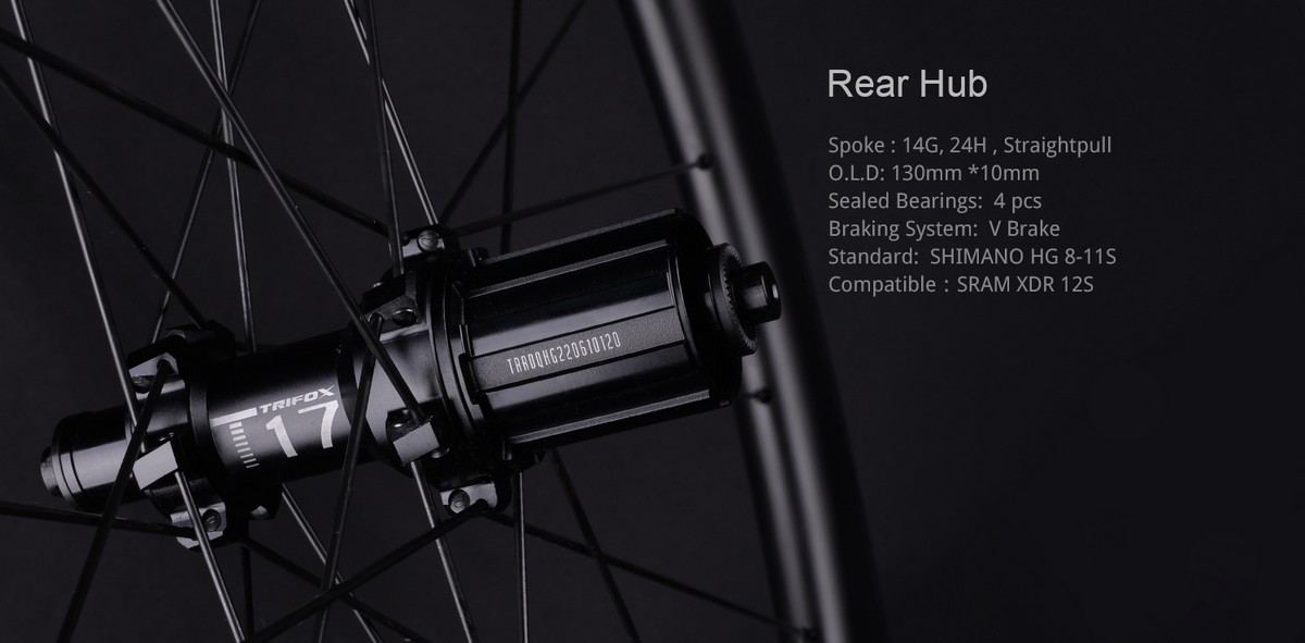 best road bicycle wheelset rim brake WT17 Details