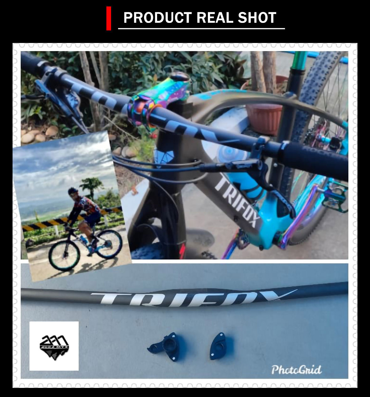 Trifox Bicycle Handlebar FHB100 Real Shot
