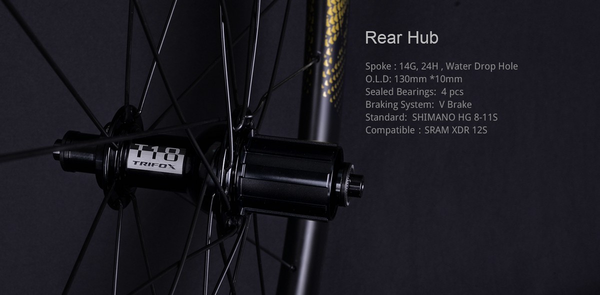 best road bicycle wheelset rim brake WT17 Details