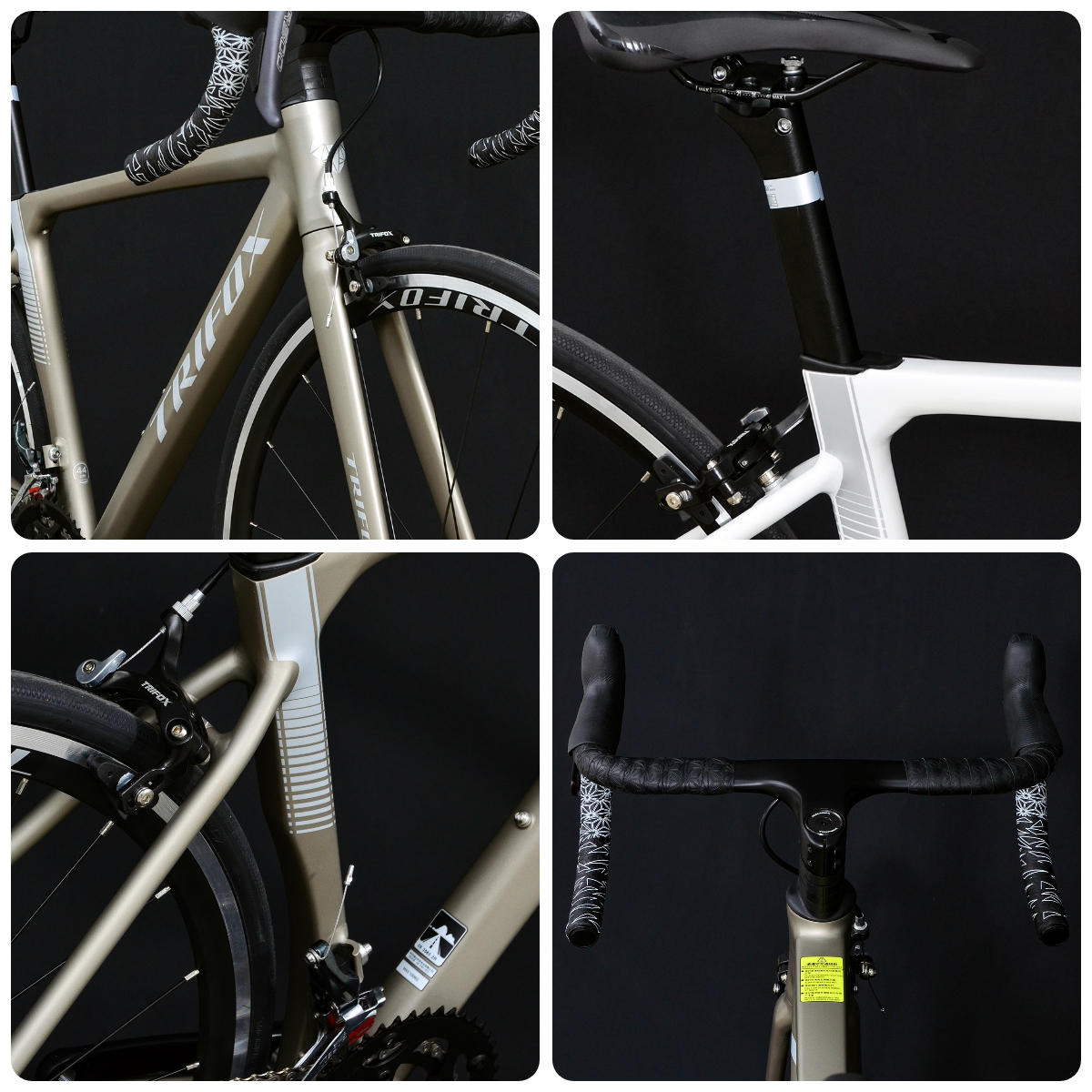 Trifox carbon fibre bike R241QR Details 01