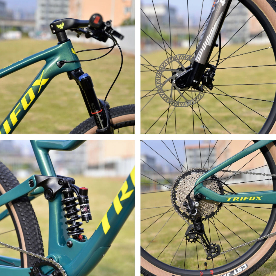 carbon full suspension mountain bike