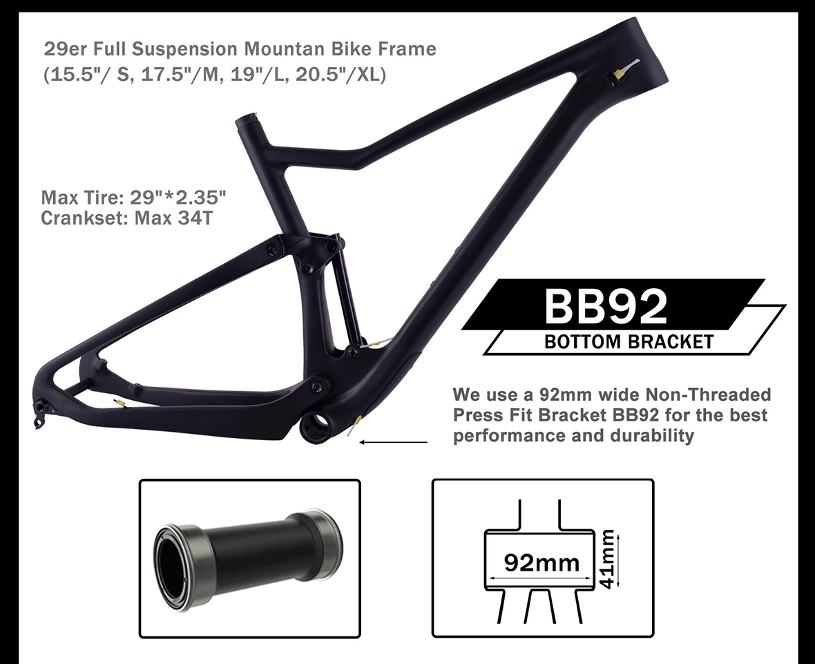trail full suspension bike frames mfm100 Details 01