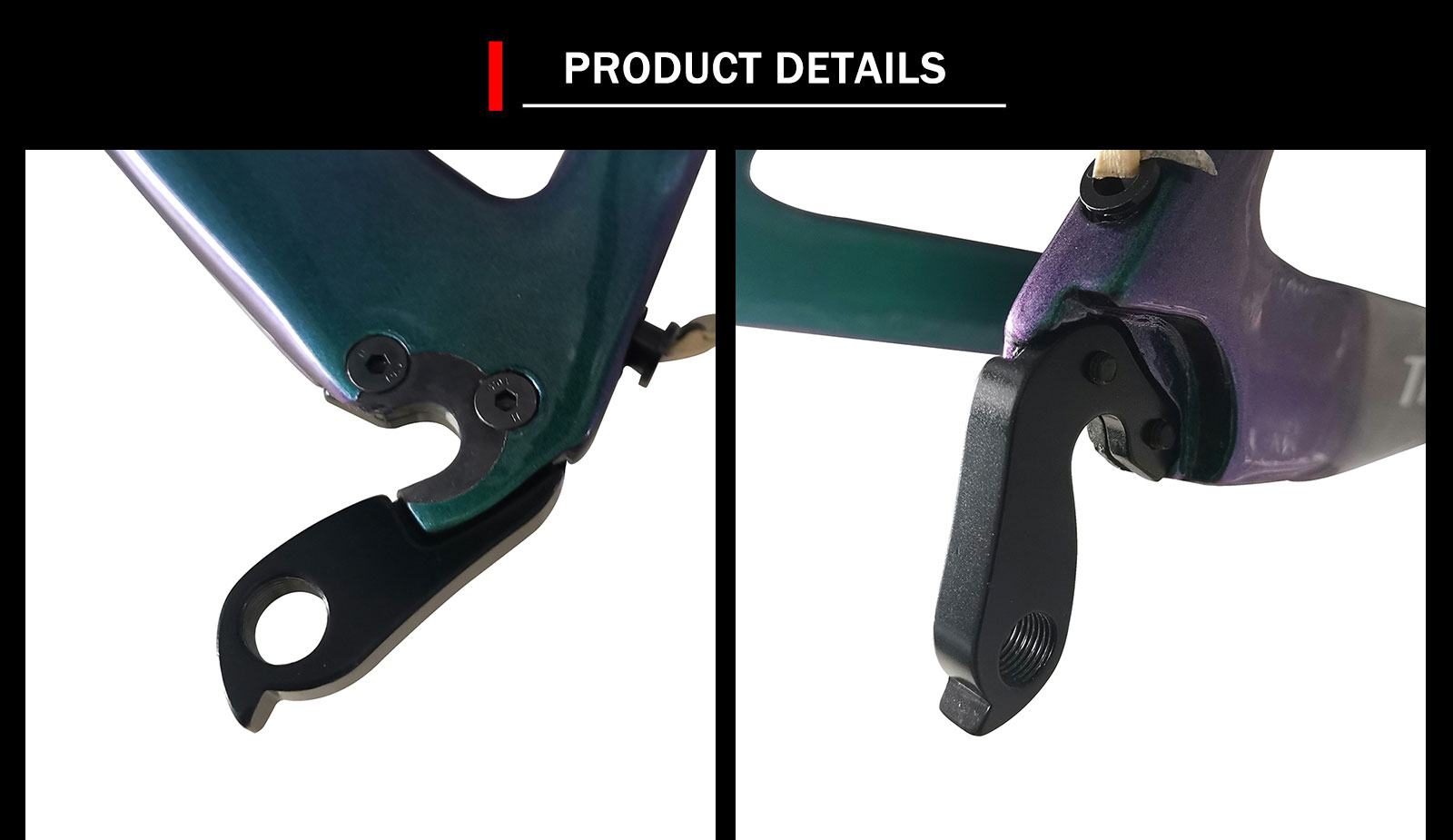 Cycling Rear Derailleur Hanger Quick Release Dropout HX12 Details 01