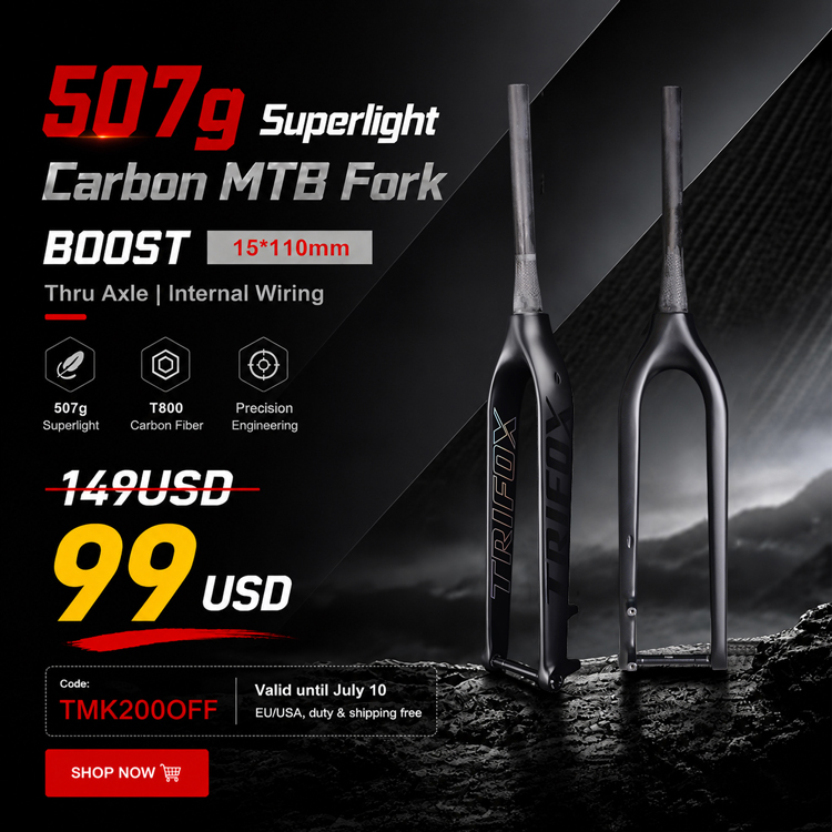 carbon rigid fork mtb