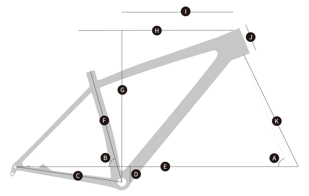 Trifox Bike aluminum mtb frame 29er Geometry