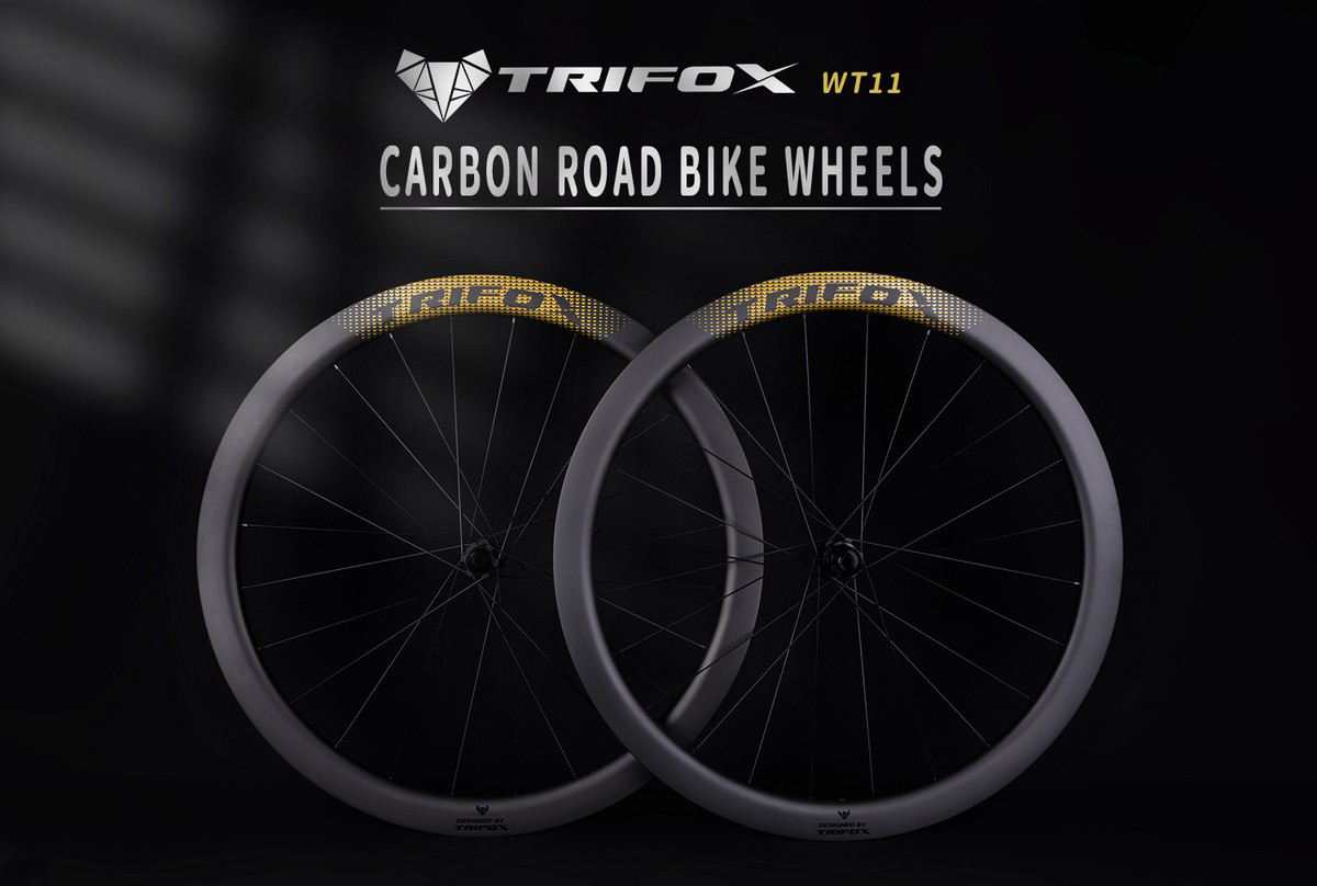 Ruedas de freno de disco de bicicleta de carretera de carbono súper ligeras WT11 Información