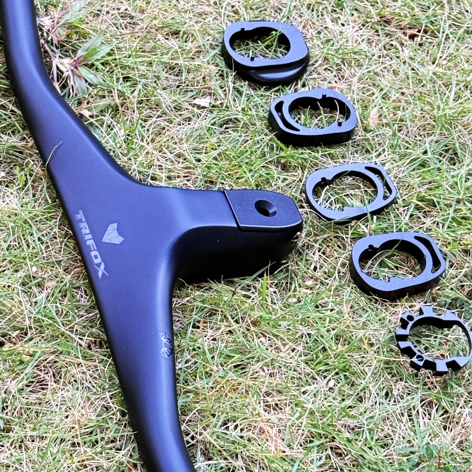 integrated carbon mountain bike bars