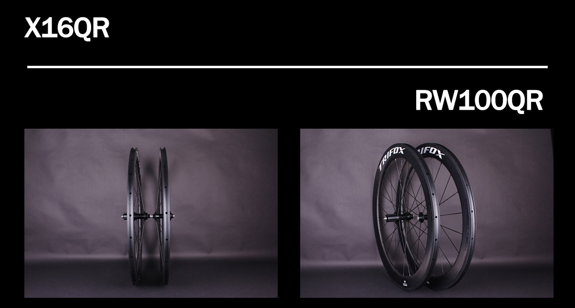 Carbon Fiber Road Bike Frameset X16QR and Road Wheelset RW100QR Details 4
