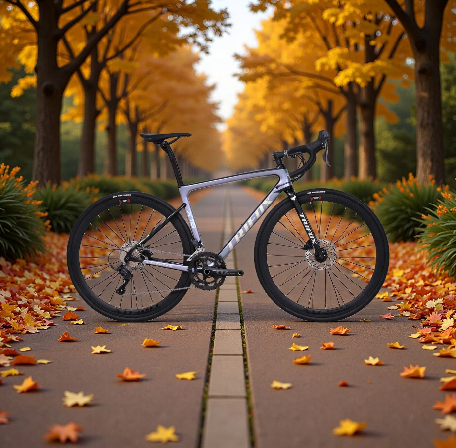 carbon frame road bike