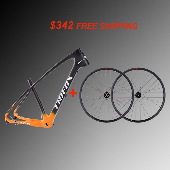 Trifox MFM200 carbon hardtail frame with WM823 alloy wheelset