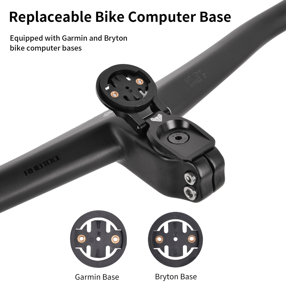 Trifox STH300 Bike Computer Mount on integrated handlebar