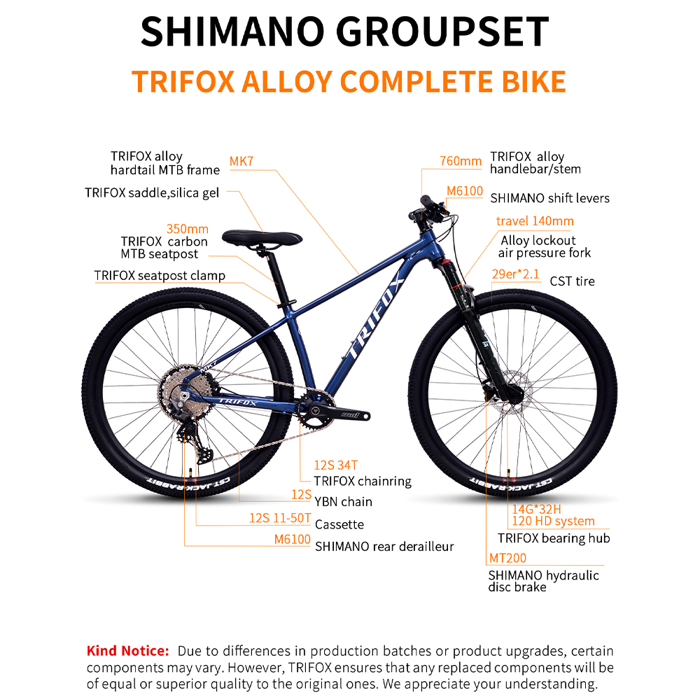 PeakTrail Xtreme Aluminum Trail Mountain Bike