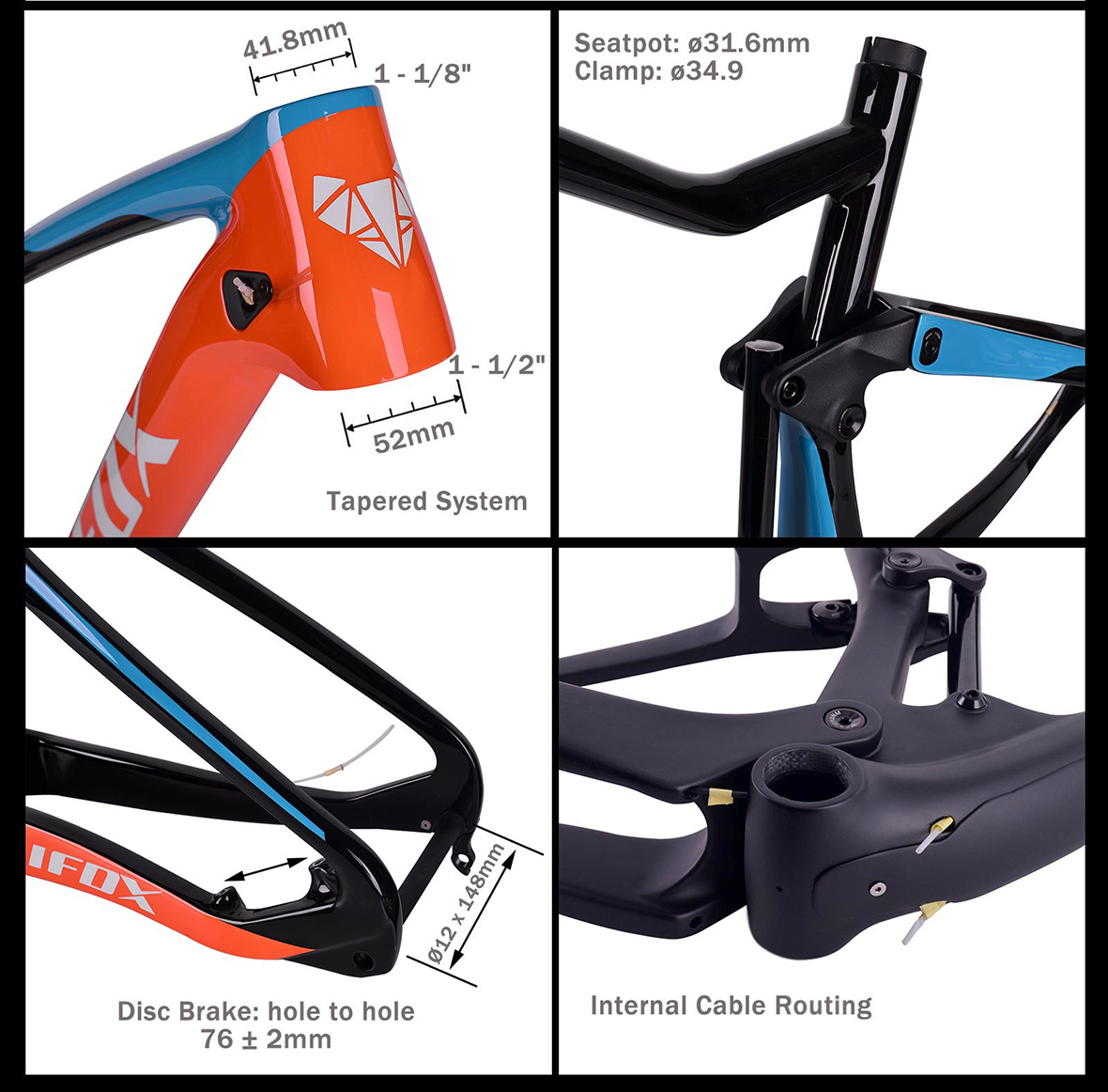 Puños Bicicleta Mtb Fire Bird Dual Lock Comodos Livianos