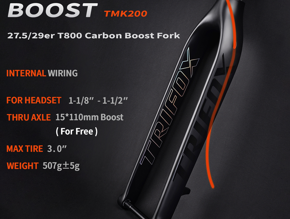 T800 carbon boost fork