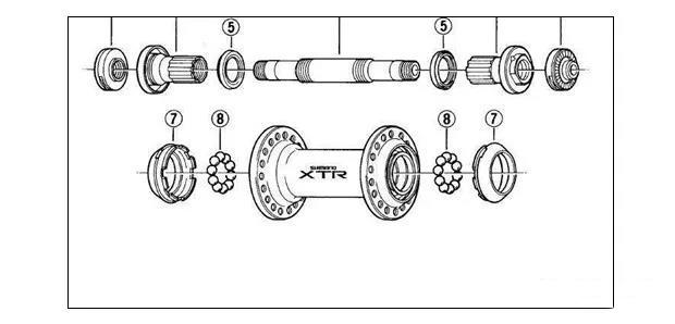 bicycle ball gear bearing