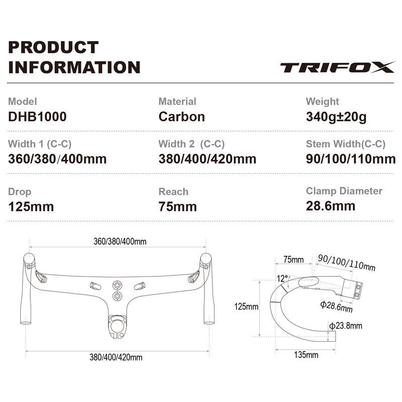 carbon riser bars