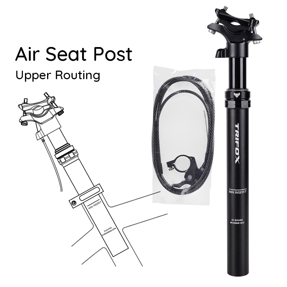 Trifox AP316 Dropper Seatpost with three routing options