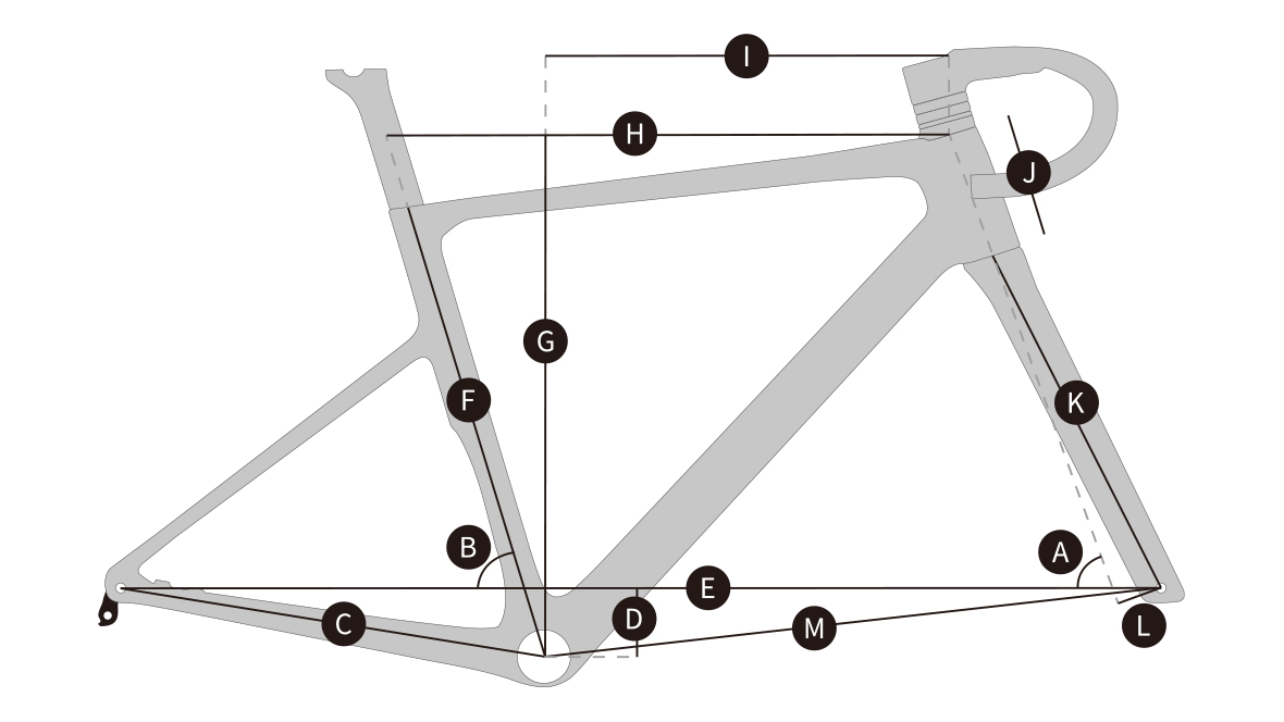 Full Internal Cable Routing Carbon Bike Frameset X9 Parameter